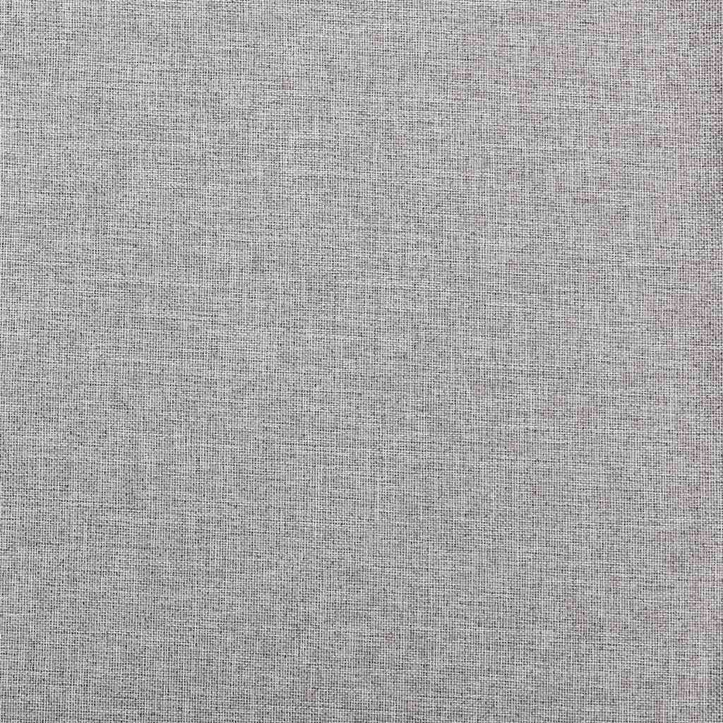 Tende Oscuranti Effetto Lino con Occhielli 2pz 140x245cm Grigio