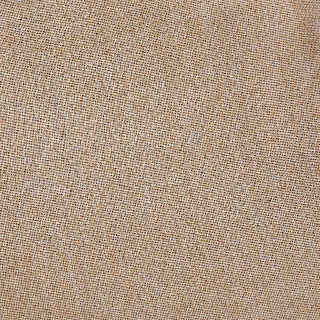 Tende Oscuranti con Ganci Effetto Lino 2 pz Beige 140x225 cm