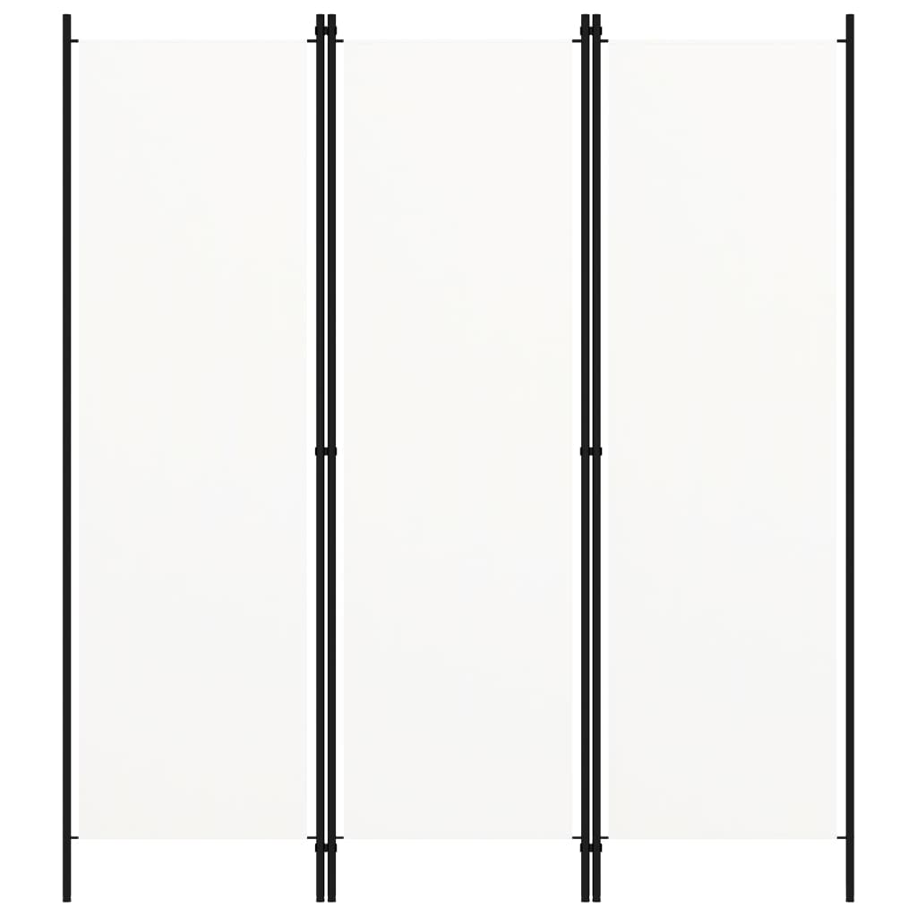 Paravento a 3 Pannelli Bianco 150x180 cm - homemem39