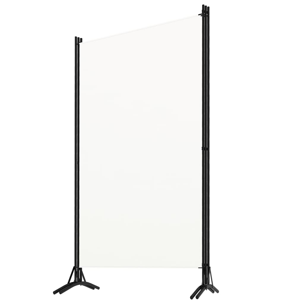 Divisorio a 3 Pannelli Bianco 260x180 cm in Tessuto - homemem39