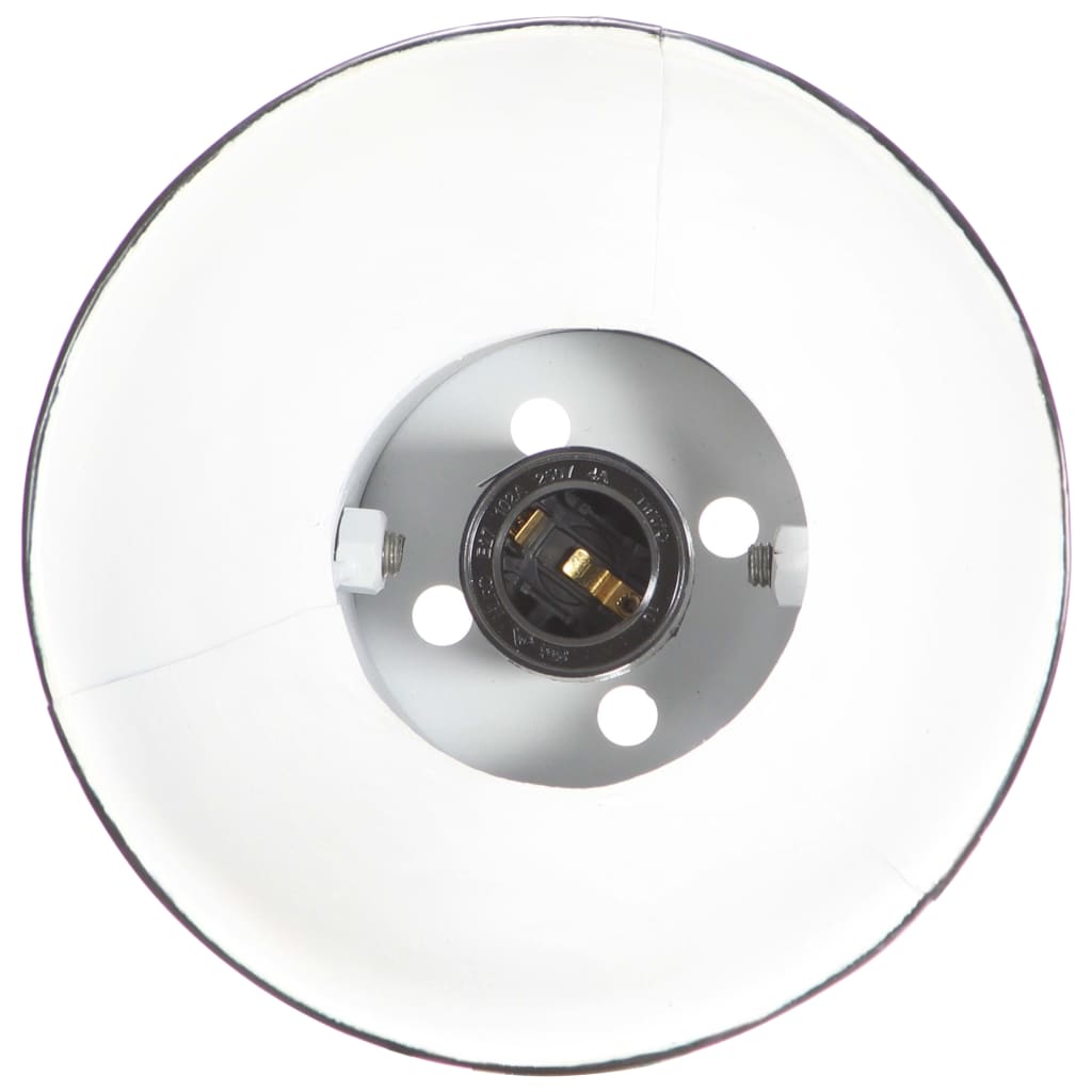 Lampada da Parete in Stile Industriale Nera E27