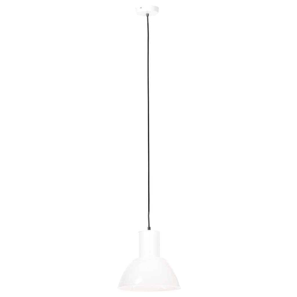 Lampada a Sospensione 25 W Bianca Rotonda 28,5 cm E27