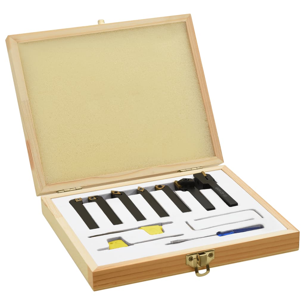 Set di Utensili Indicizzabili per Tornitura 12 pz 8x8 mm 70 mm - homemem39