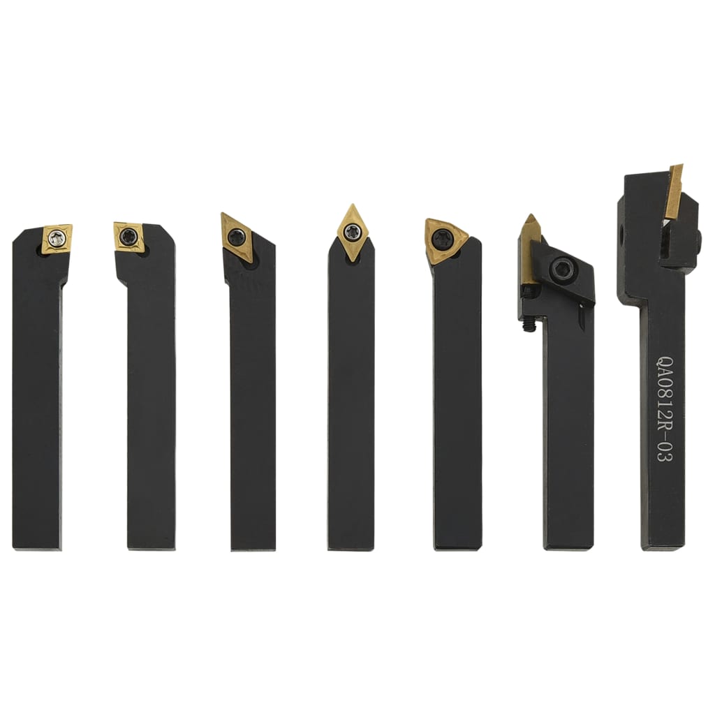Set di Utensili Indicizzabili per Tornitura 12 pz 8x8 mm 70 mm - homemem39