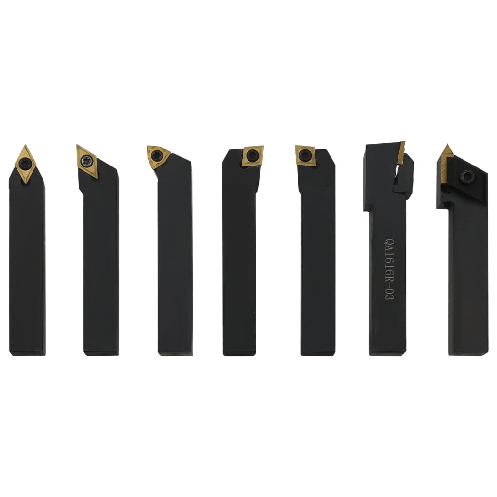 Set di Utensili Indicizzabili per Tornitura 12 pz 16x16mm 100mm - homemem39