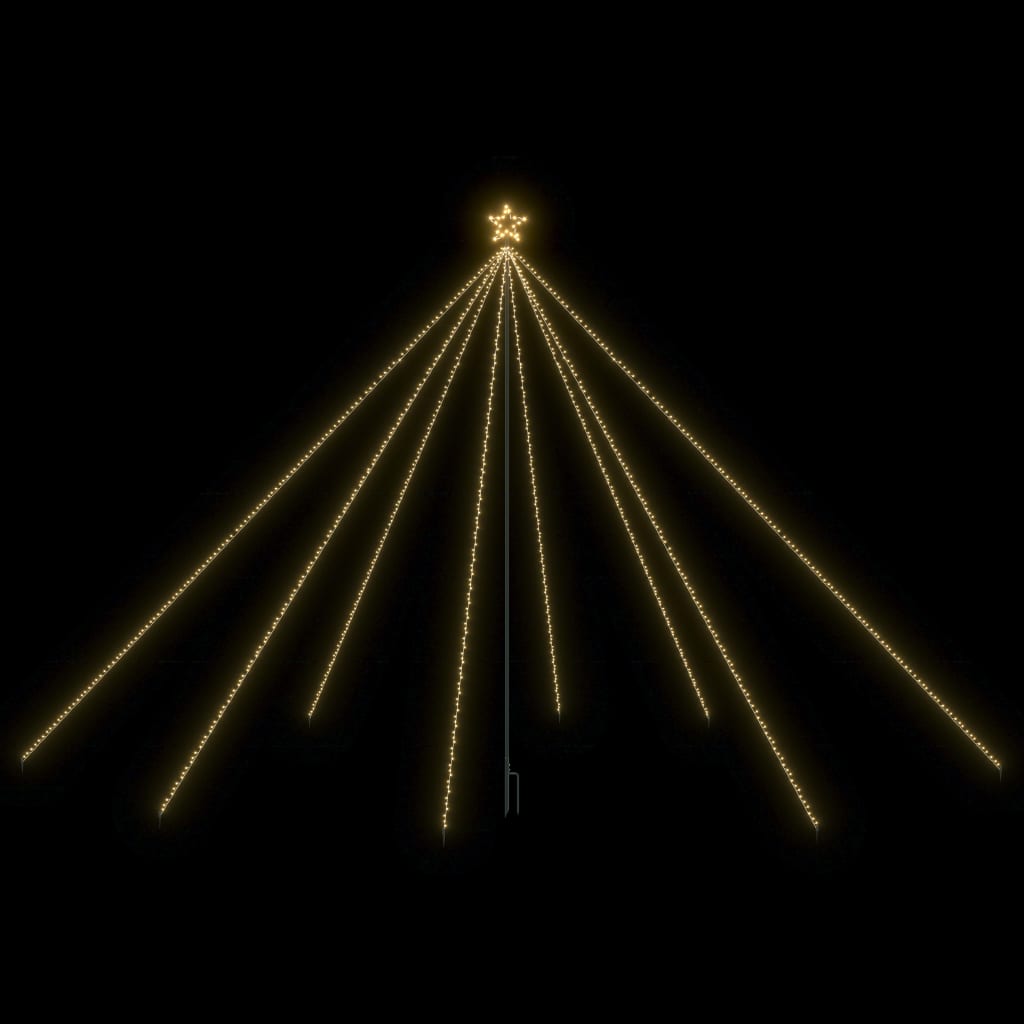 Albero di Natale a Cascata Luci LED Interni Esterni 800 LED 5 m - homemem39