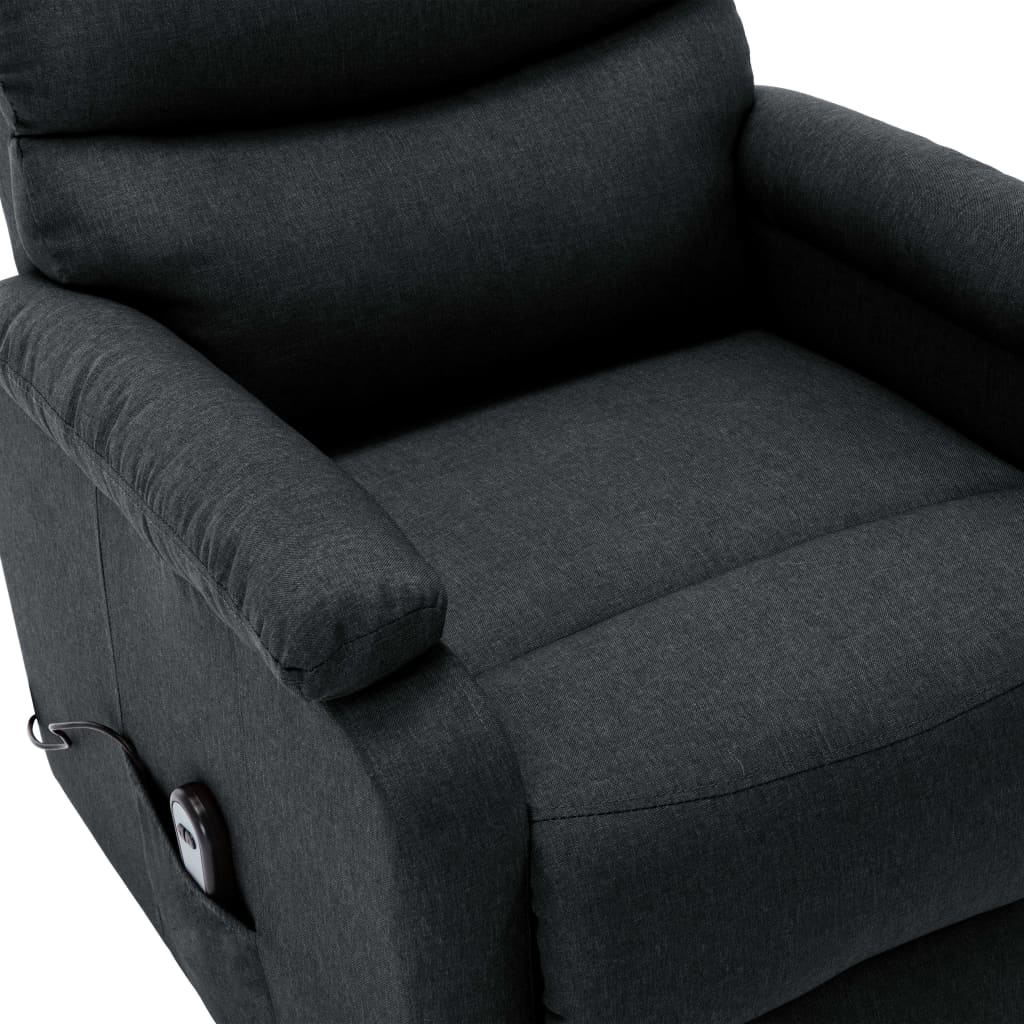 Poltrona Alzapersona in Tessuto Grigio Scuro - homemem39