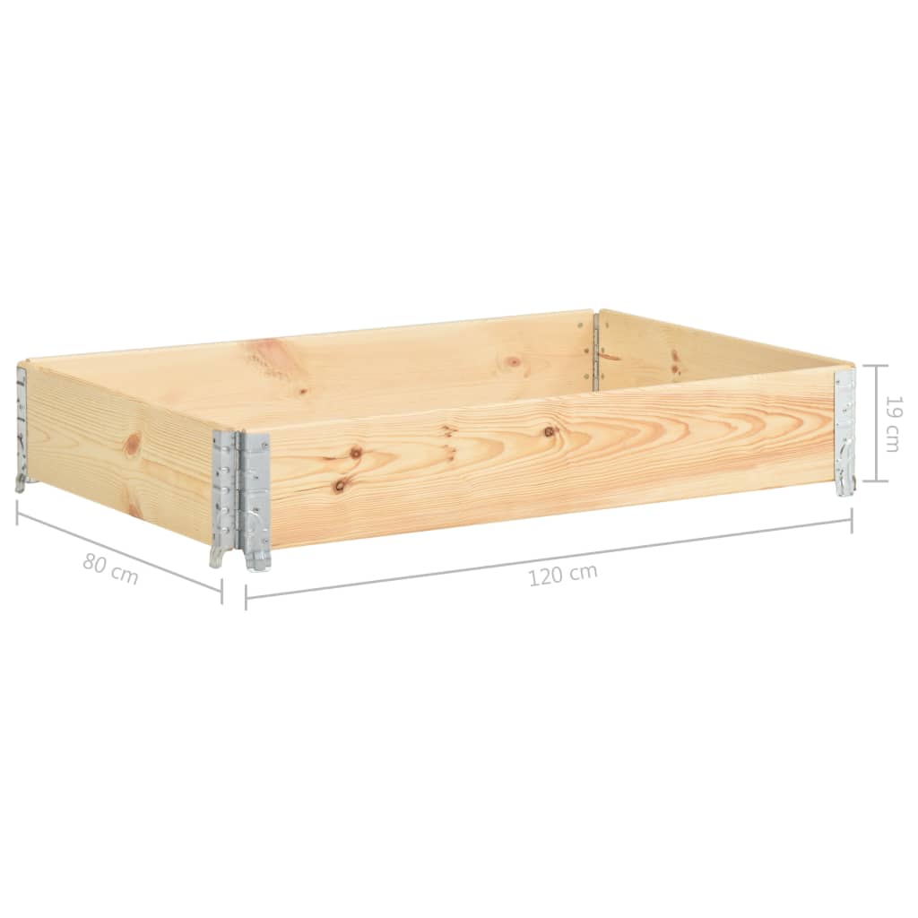 Fioriera Rialzata 80x120 cm in Legno Massello di Pino | homemem39