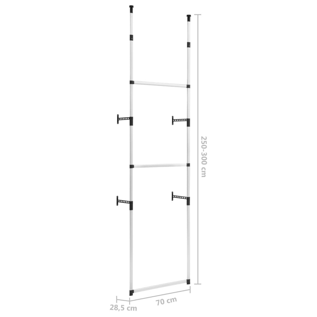 Sistema per Guardaroba Telescopico con Aste in Alluminio - homemem39