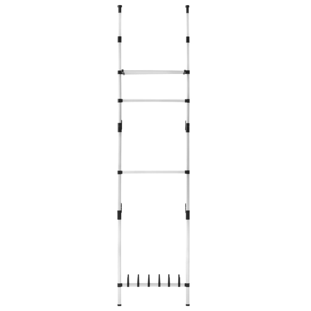 Sistema per Guardaroba Telescopico Aste Mensole in Alluminio - homemem39