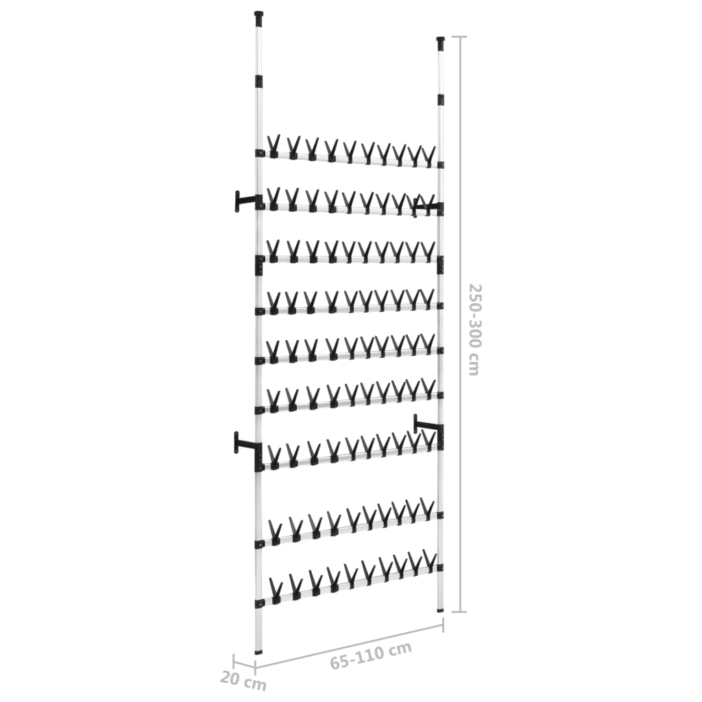 Scarpiera Telescopica con Aste in Alluminio - homemem39