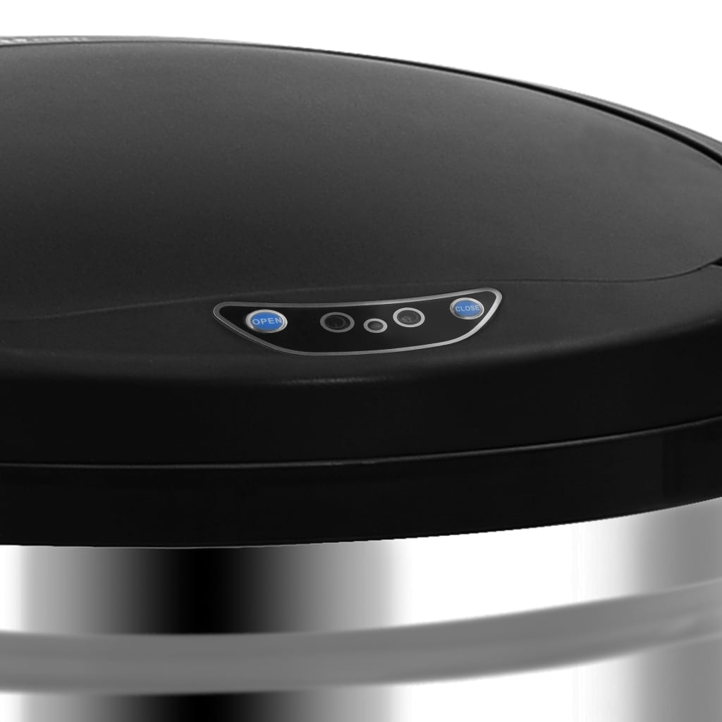 Automatic Waste Bin with Sensor 50 L in Stainless Steel