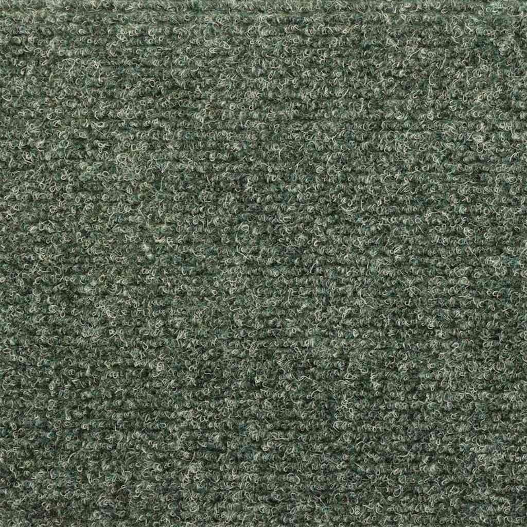 Tappetini per scale autoadesivi 15 pz 56x17x3 cm verdi semicircolari - homemem39