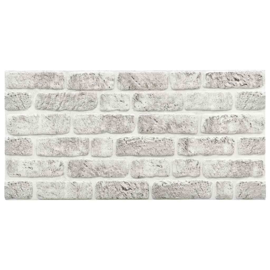 Pannelli Murali 3D con Design Mattoni Grigio Chiaro 10 pz EPS