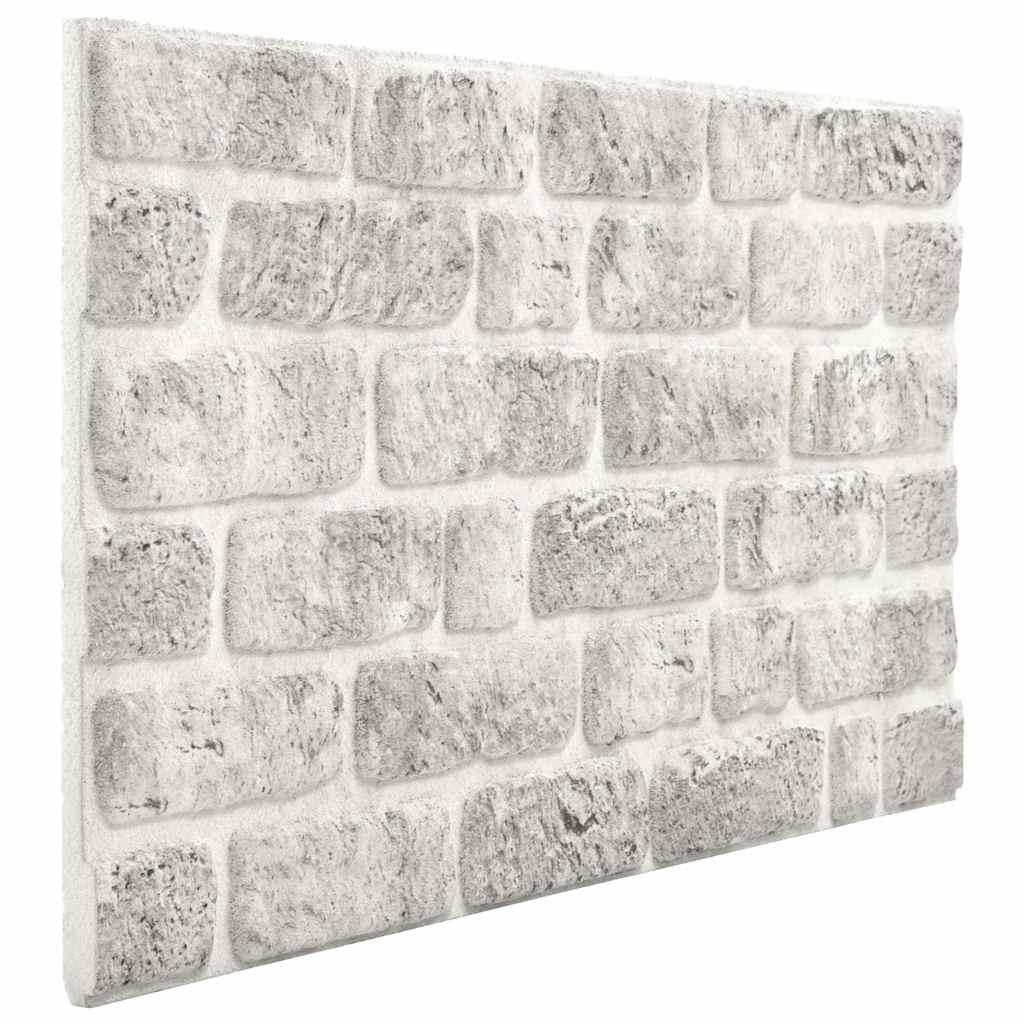 Pannelli Murali 3D con Design Mattoni Grigio Chiaro 10 pz EPS