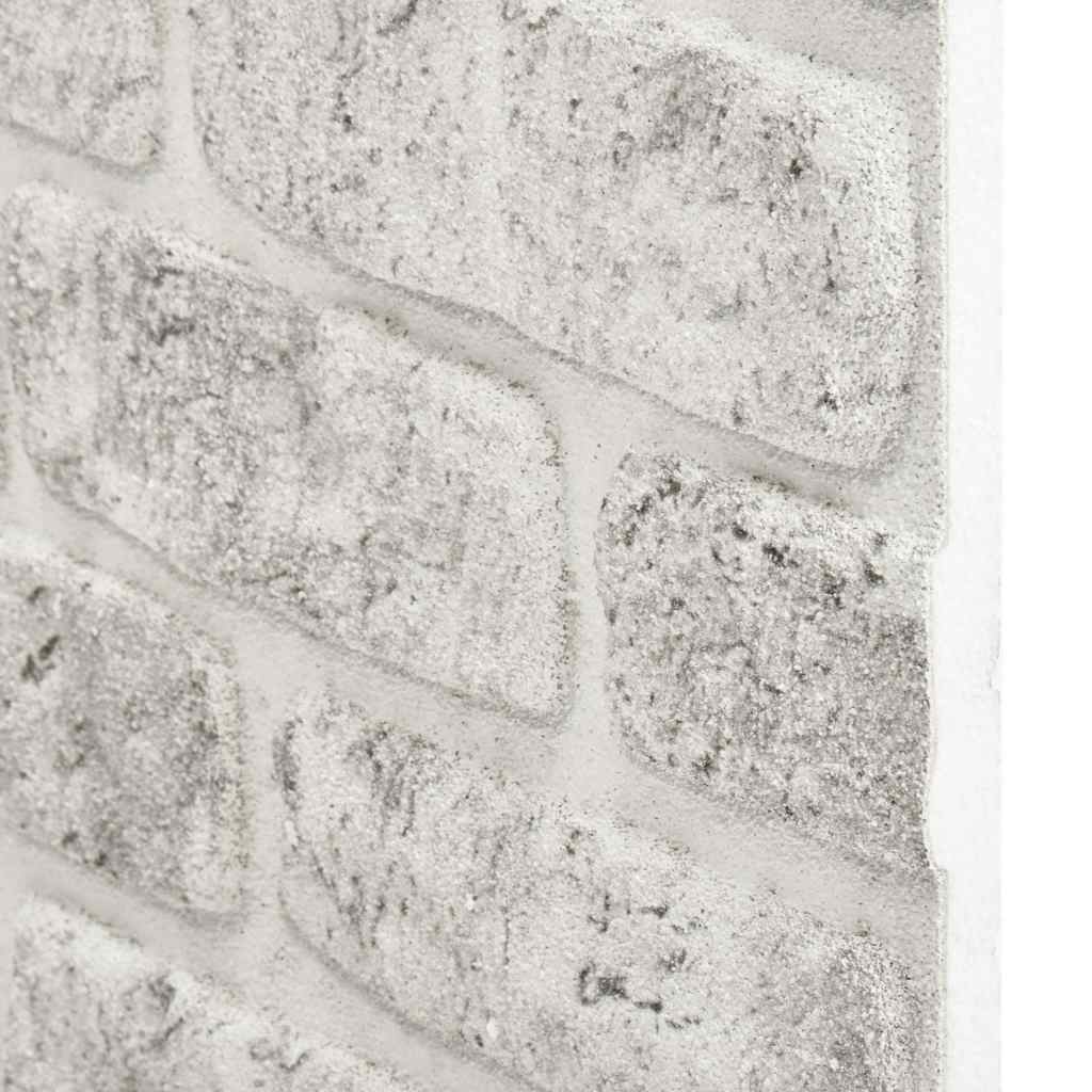 Pannelli Murali 3D con Design Mattoni Grigio Chiaro 10 pz EPS