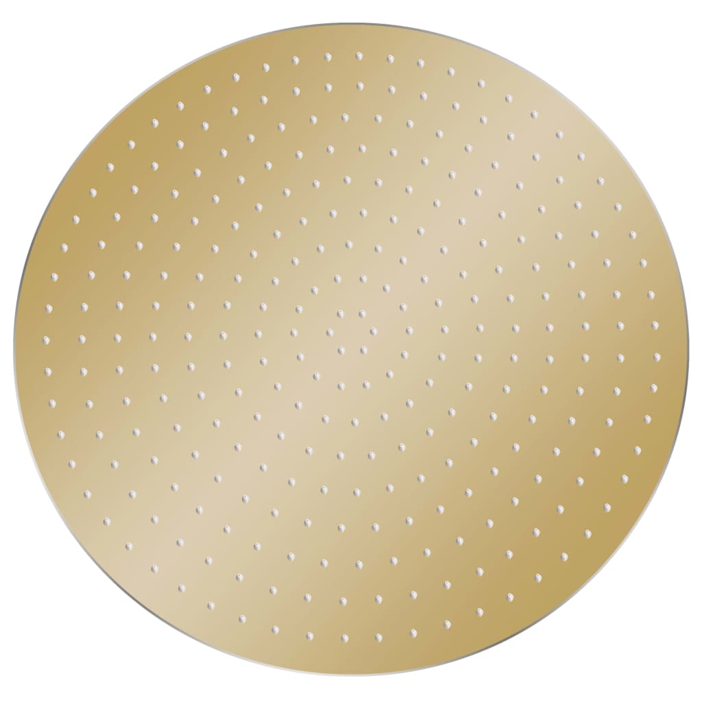 Testa Doccia a Pioggia in Acciaio Inox 40 cm Rotonda Oro - homemem39