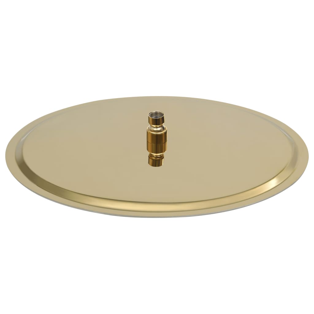 Testa Doccia a Pioggia in Acciaio Inox 40 cm Rotonda Oro - homemem39