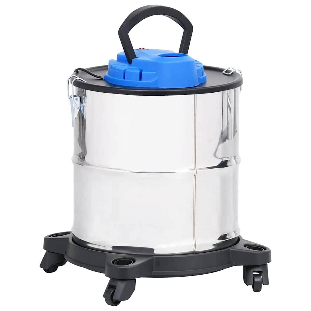 Aspiracenere con Filtro HEPA 1200 W 20 L in Acciaio Inox - homemem39