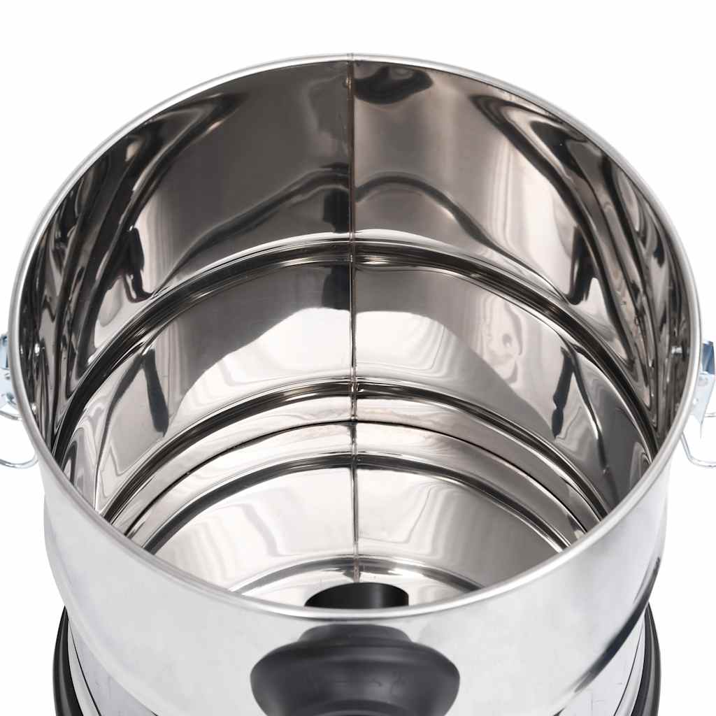 Aspiracenere con Filtro HEPA 1200 W 20 L in Acciaio Inox - homemem39