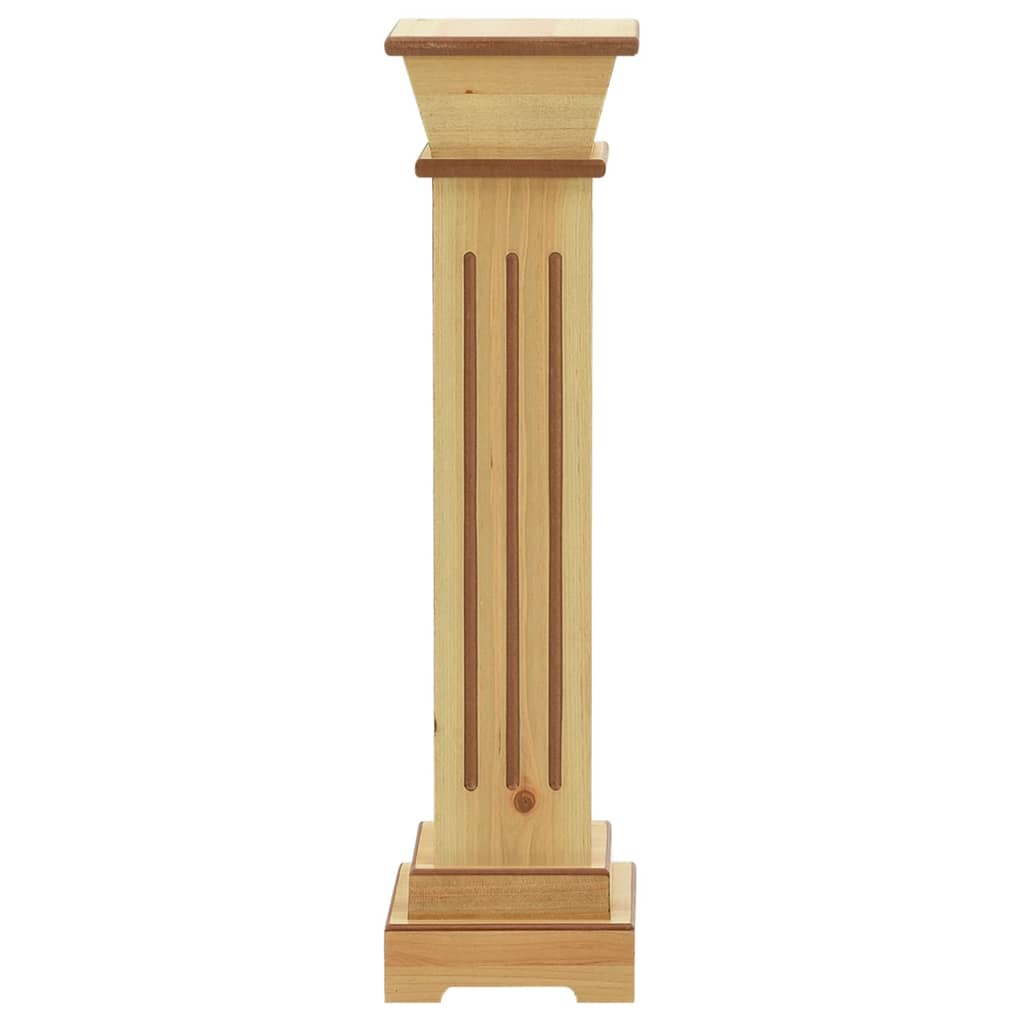 Piedistallo per Piante Quadrato Classico Legno 17x17x66 cm MDF - homemem39