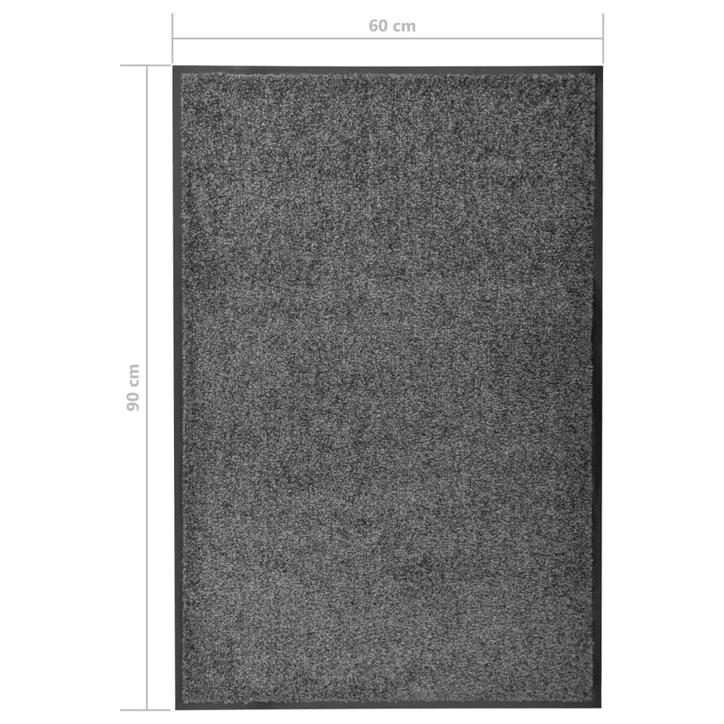 Zerbino Lavabile Antracite 60x90 cm | homemem39