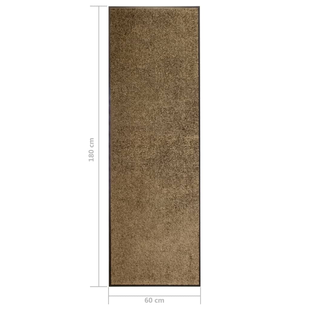 Zerbino Lavabile Marrone 60x180 cm | homemem39