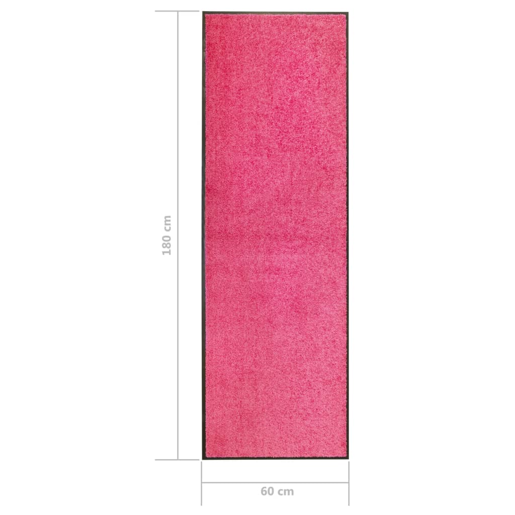 Zerbino Lavabile Rosa 60x180 cm | homemem39