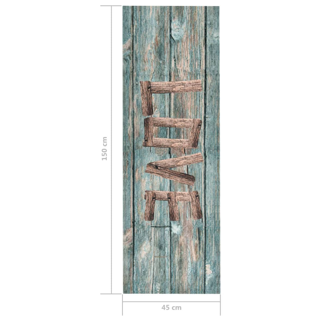 Tappetino da Cucina Lavabile Love 45x150 cm - homemem39
