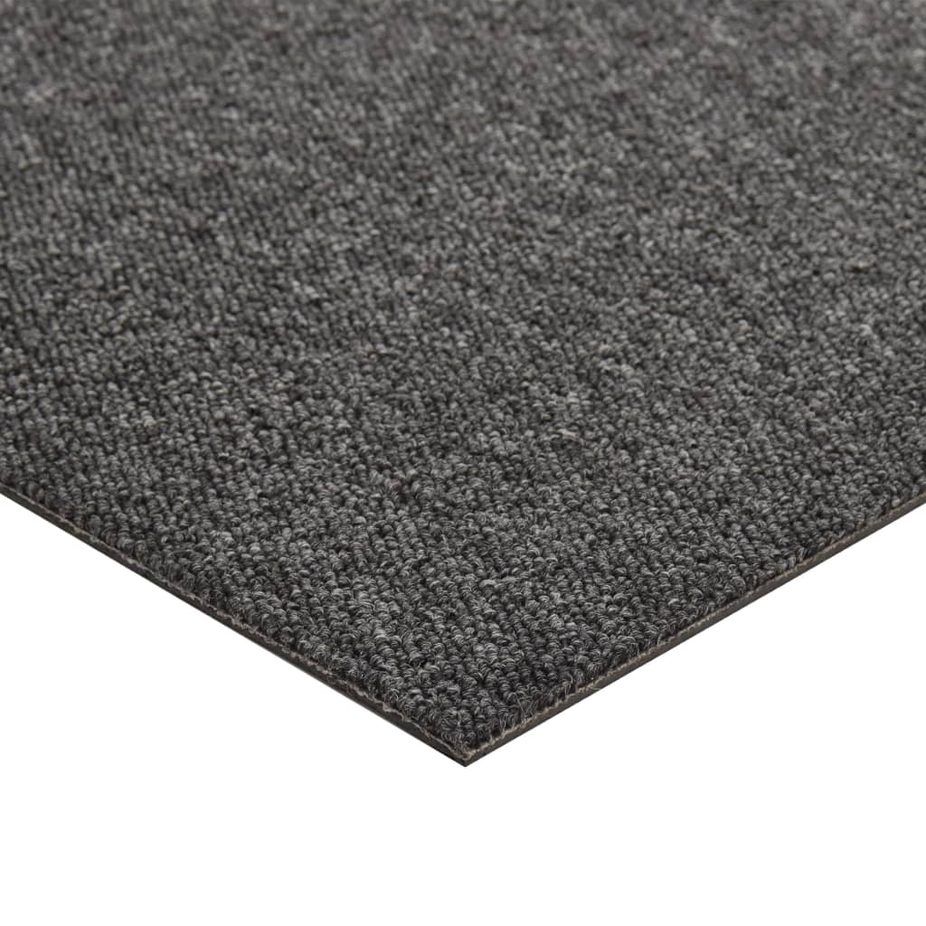 Quadrotte di Moquette 20 pz 5 m² 50x50 cm Antracite - homemem39