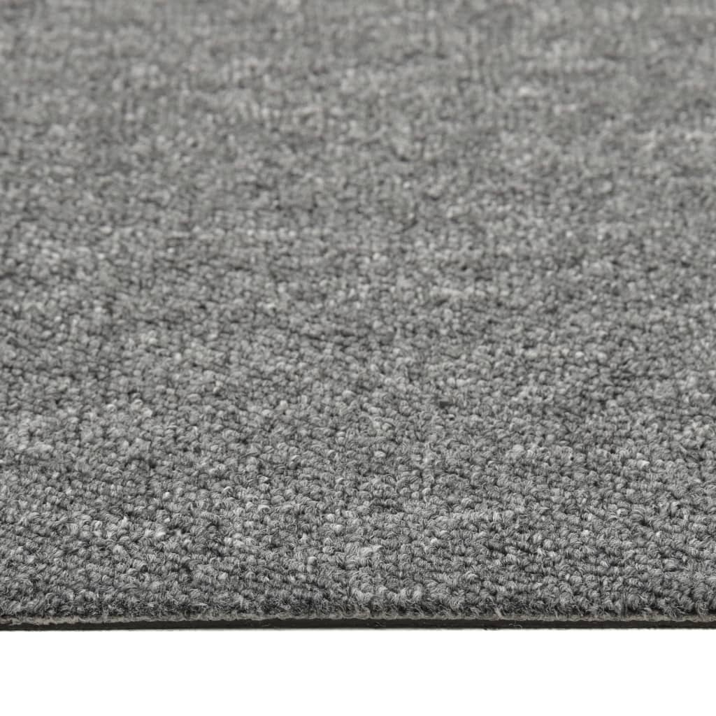 Quadrotte di Moquette 20 pz 5 m² 50x50 cm Grigie - homemem39