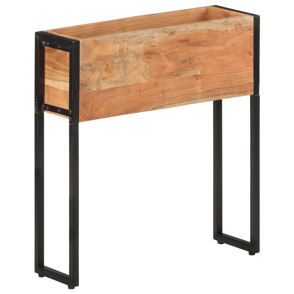 Fioriera 60x20x68 cm in Legno Massello di Acacia | homemem39