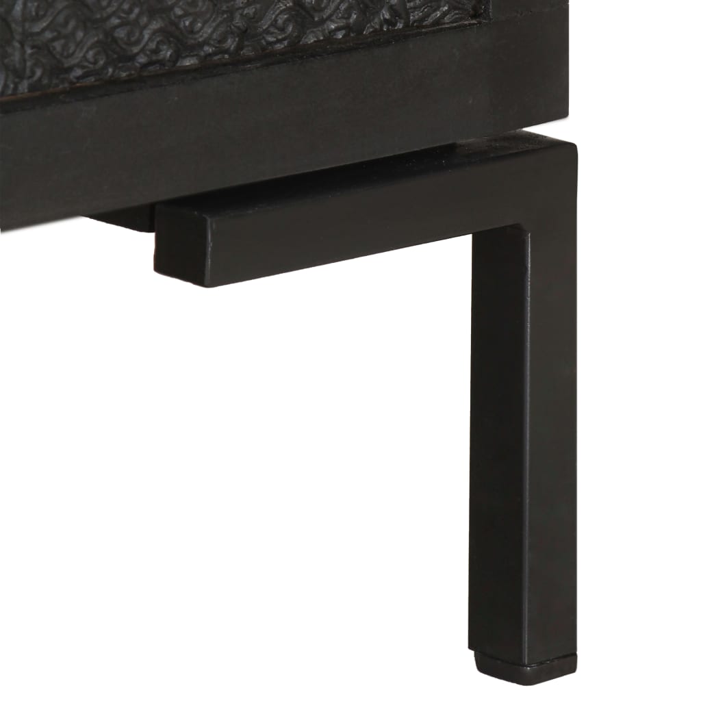 Credenza 115x30x76 cm in Legno Massello di Mango - homemem39
