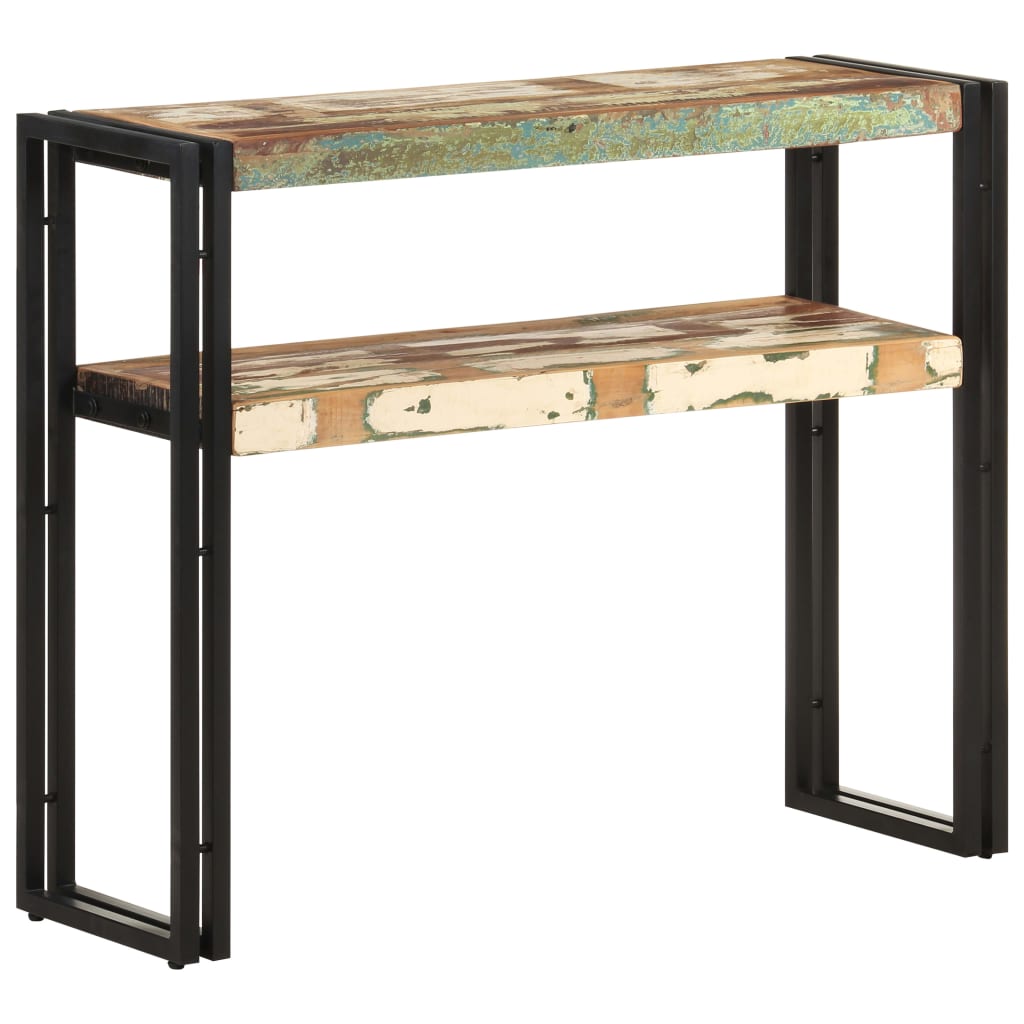 Tavolo Consolle 90x30x75 cm in Legno Massello di Recupero - homemem39