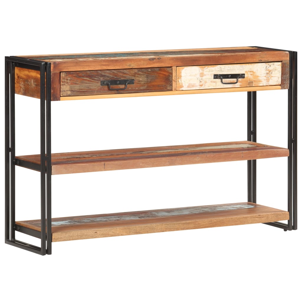 Credenza 120x30x75 cm in Legno Massello di Recupero