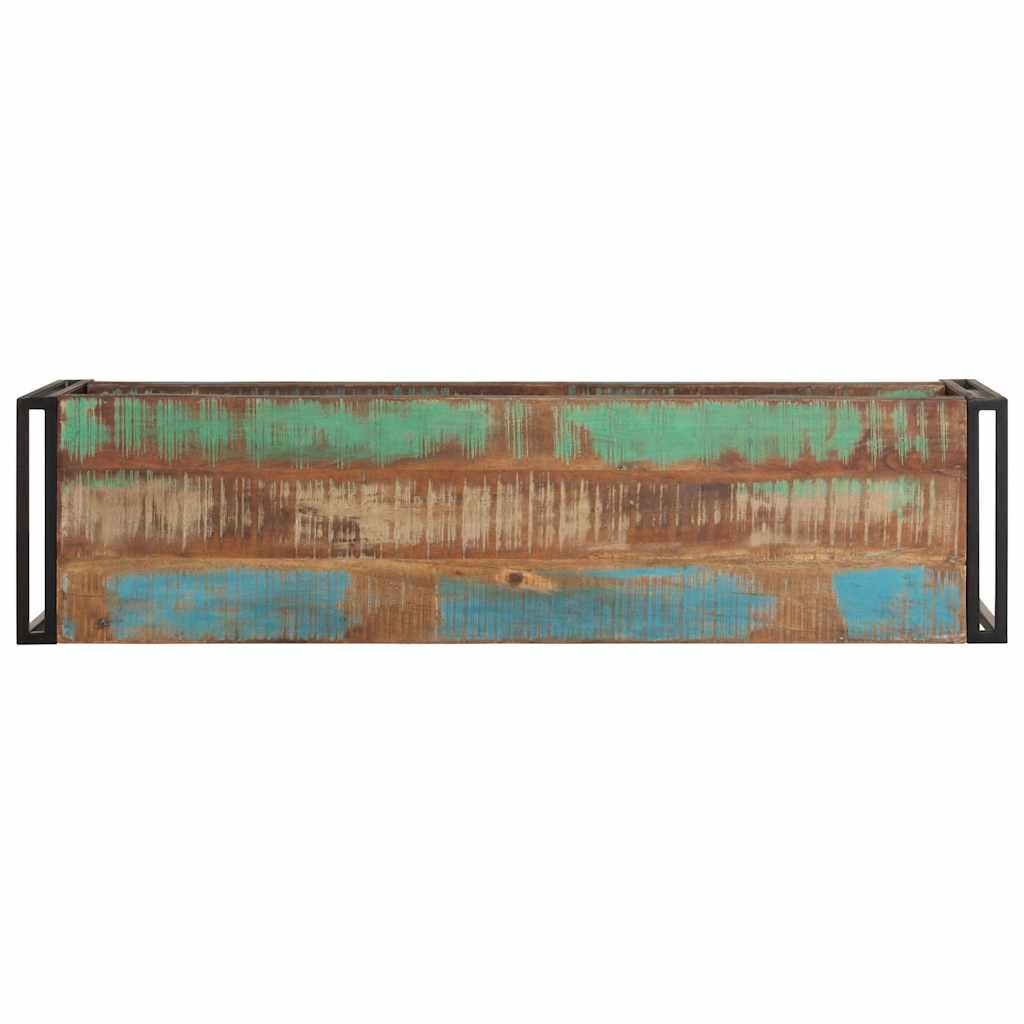 Mobile Porta TV 120x30x40 cm in Legno Massello di Recupero
