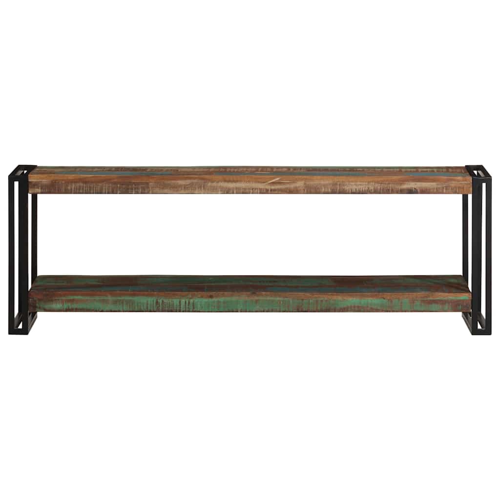 Mobile Porta TV 120x30x40 cm in Legno Massello di Recupero - homemem39