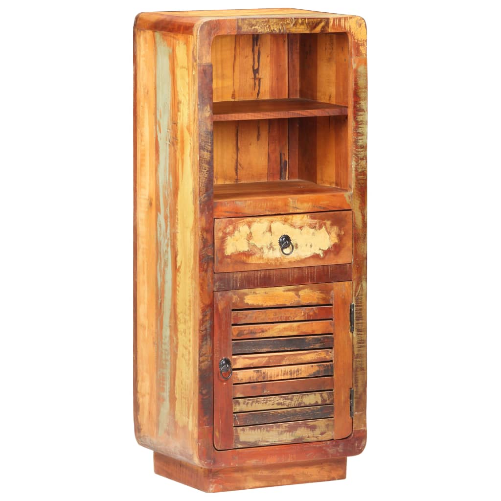 Credenza Alta 45x32x110 cm in Legno Massello di Recupero | homemem39