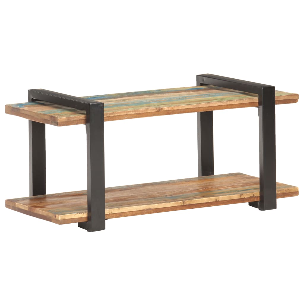 Mobile Porta TV 90x40x40 cm in Legno Massello di Recupero - homemem39