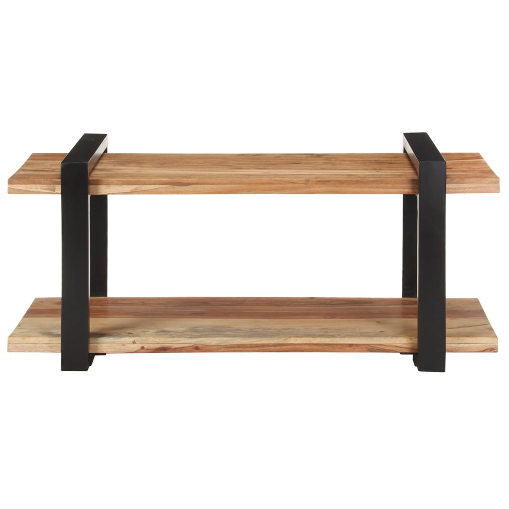 Mobile Porta TV 90x40x40 cm in Legno Massello di Acacia - homemem39