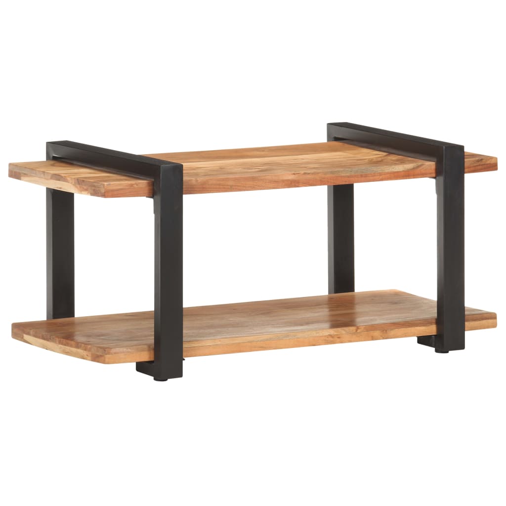 Mobile Porta TV 90x40x40 cm in Legno Massello di Acacia - homemem39