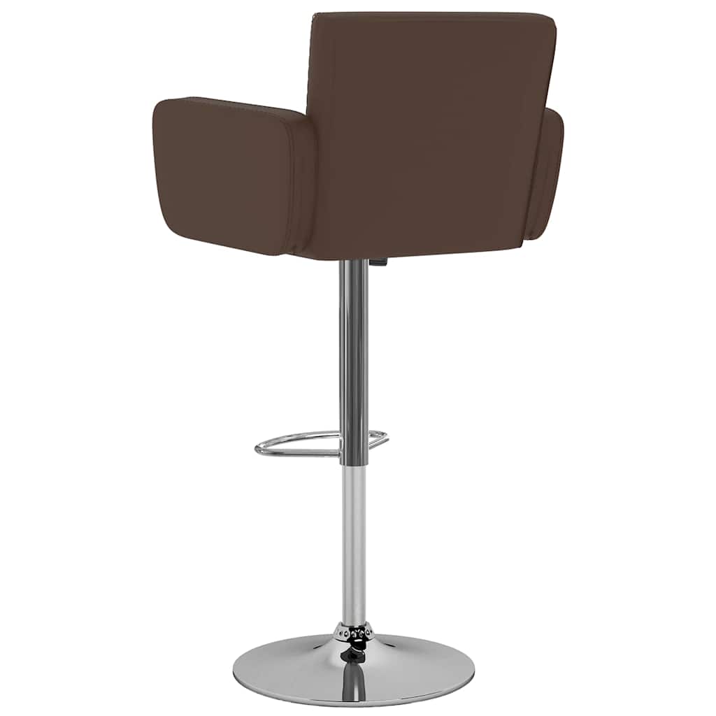 Sgabelli da Bar 2 pz Marroni in Similpelle - homemem39