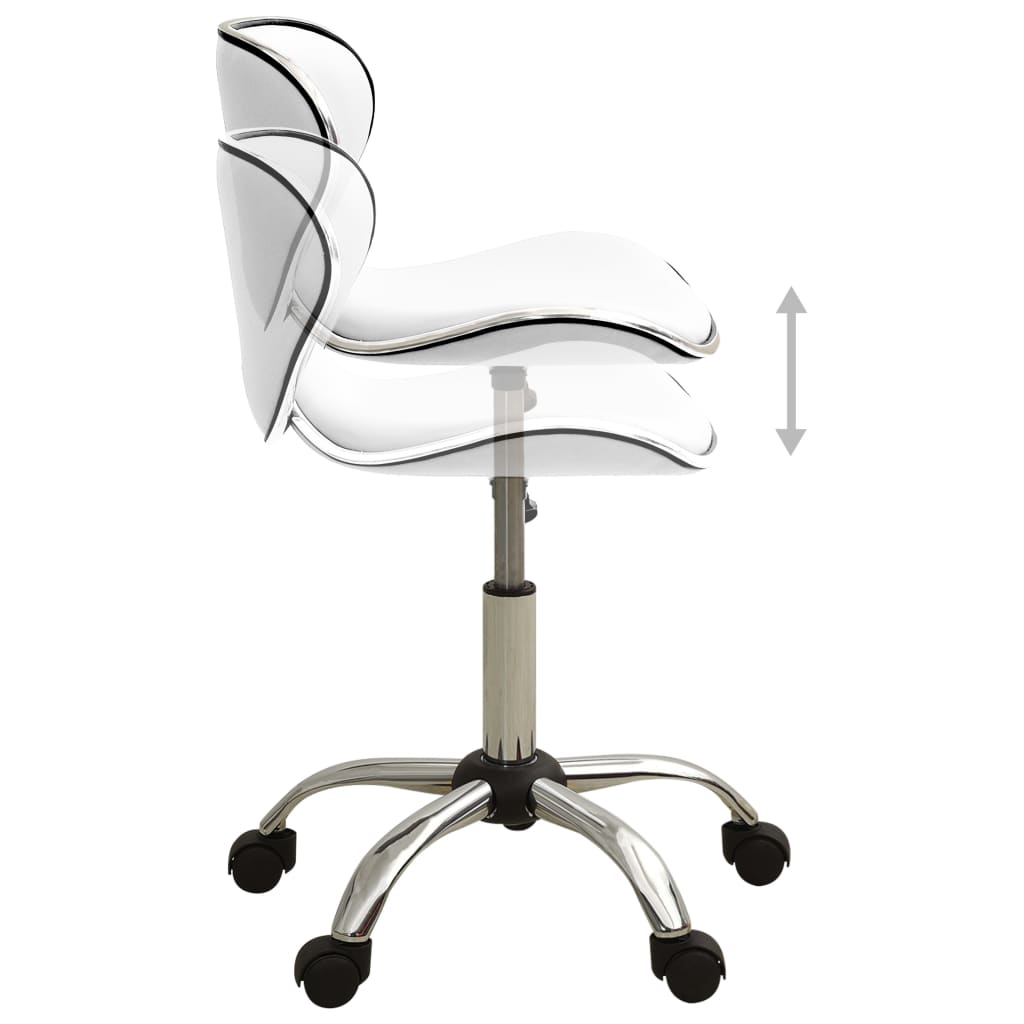 Sgabello da Salone Spa Bianco in Similpelle - homemem39