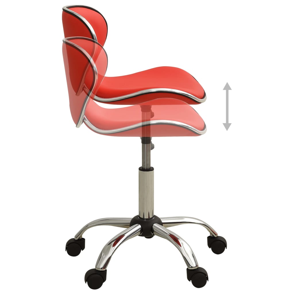 Sgabello da Salone Spa Rosso in Similpelle - homemem39