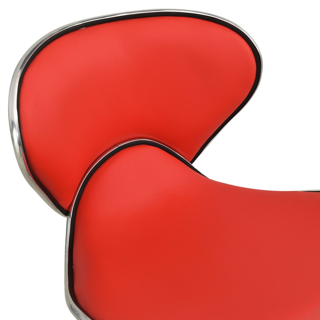 Sgabello da Salone Spa Rosso in Similpelle - homemem39