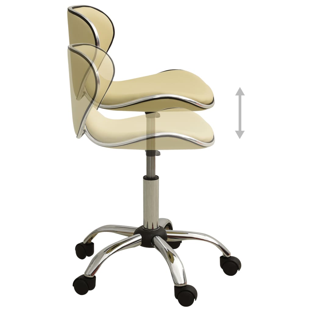 Sgabello da Salone Spa Crema in Similpelle - homemem39