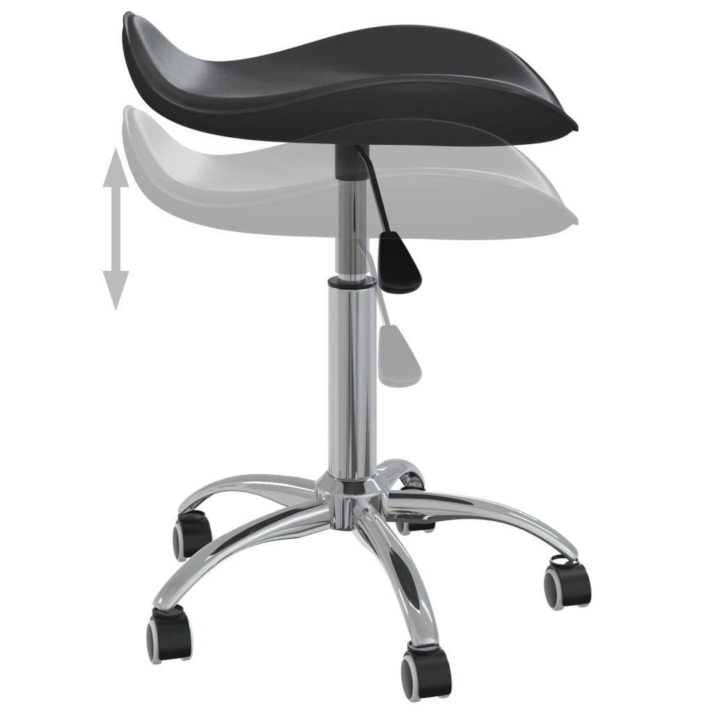 Sgabello da Salone Spa Nero in Similpelle - homemem39