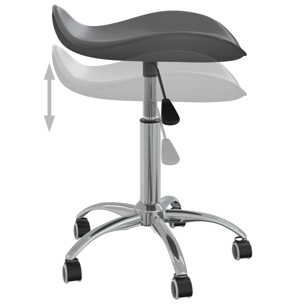 Sgabello da Salone Spa Grigio in Similpelle - homemem39