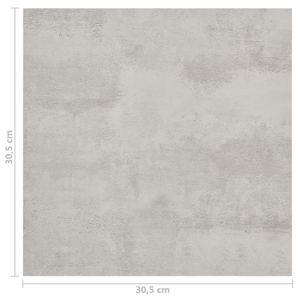 Listoni Pavimenti Autoadesivi 55 pz in PVC 5,11m² Grigio Chiaro - homemem39