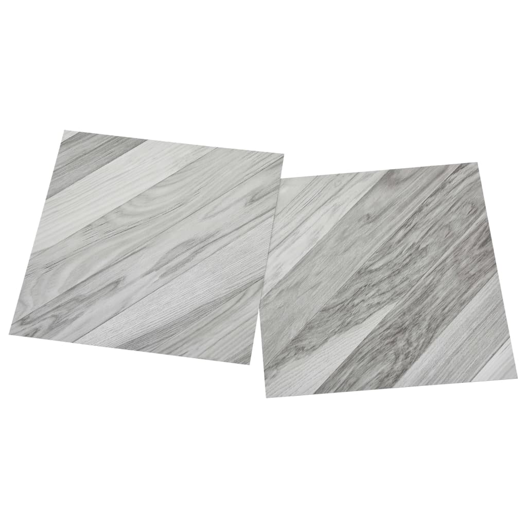 Listoni Pavimenti Autoadesivi 55 pz in PVC 5,11 m² Grigi Rigati - homemem39